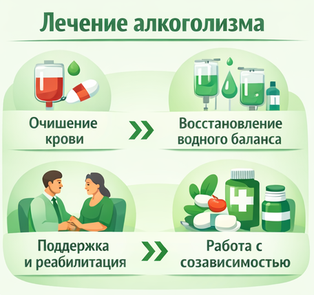 лечение алкоголизма в Армавире этапы